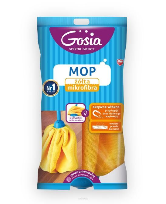 GOSIA - MOP ŻÓŁTA MIKROFIBRA